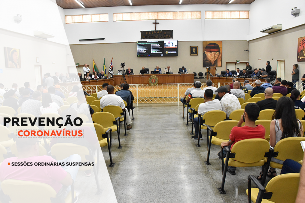 Presidente da Câmara de Embu das Artes, Hugo Prado, anuncia medidas para prevenção da proliferação do coronavírus
